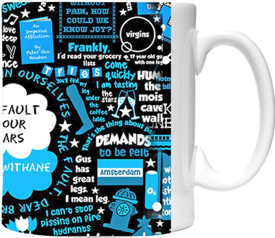 

Crackndeal Round-04 Ceramic Mug(300 ml), Multicolor