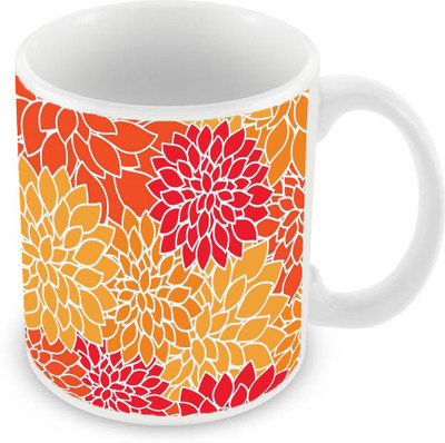 

Sleep Nature's SN-MG-2763 Ceramic Mug(350 ml), Multicolor