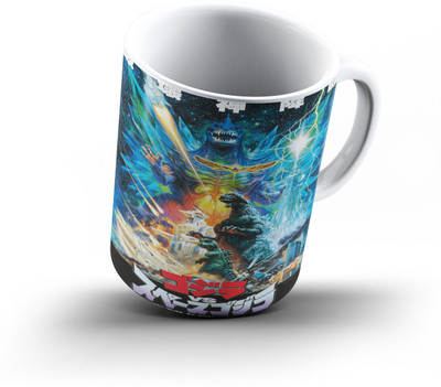 

Ucard Godzilla Megaguirus28 Bone China, Ceramic, Porcelain Mug(325 ml), Multicolor