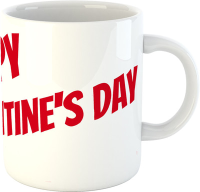 

Deeher Gifts Happy Valentine's Day design4 Ceramic Mug(330 ml), Multicolor