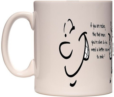 

Online World Coffee Smiley - 01 - 008 Ceramic Mug(255 ml)