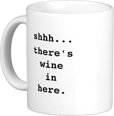 

Exoctic Silver An Alcoholic's Confession A004 Ceramic Mug(350 ml), Black;white