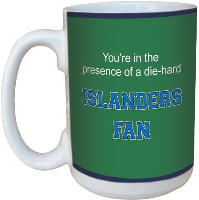 

Tree-Free Greetings Greetings lm44910 Islanders College Basketball Ceramic with Full-Sized Handle, 15-Ounce Ceramic Mug(60 ml), Multicolor