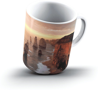 

Ucard Landscape1272860 Bone China, Ceramic, Porcelain Mug(325 ml), Multicolor