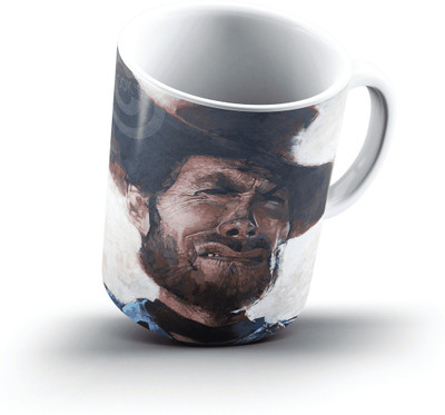 

Ucard Client Eastwood Caricature1030 Bone China, Ceramic, Porcelain Mug(325 ml), Multicolor