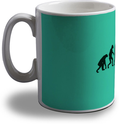 

Artifa Kick Back Evolution Porcelain, Ceramic Mug(350 ml), Multicolor