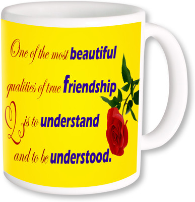 

PhotogiftsIndia Happy Friendship Day 087 Ceramic Mug(350 ml), Multicolor