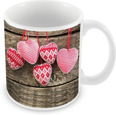 

Sleep Nature's SN-MG-2570 Ceramic Mug(350 ml), Red