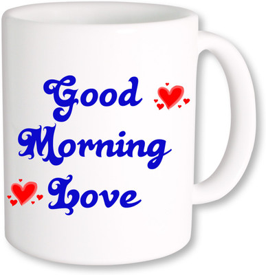 

PhotogiftsIndia Good Morning Love 002 Ceramic Mug(325 ml), Multicolor