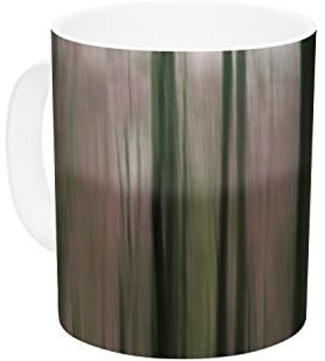 

Kess InHouse InHouse Alison Coxon Forest Blur Ceramic Coffee, 11 oz, Multicolor Ceramic Mug(60 ml)