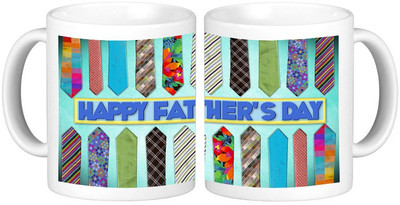 

Shopmillions My Gift For Dad Ceramic Mug(300 ml), Multicolor