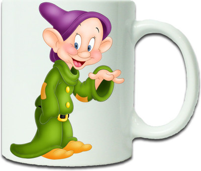

Maison N Mode Old Lady Coffee Ceramic Mug(330 ml), Multicolor