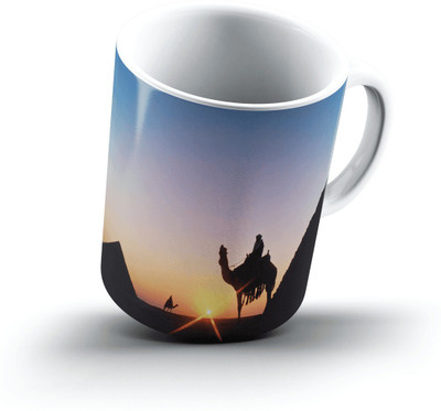 

Ucard Pyramid Sunset Giza Egypt2622 Bone China, Ceramic, Porcelain Mug(325 ml), Multicolor