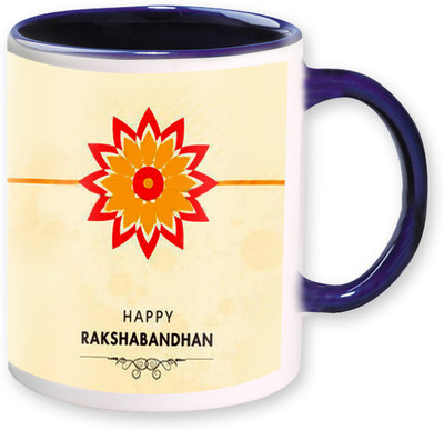 

PhotogiftsIndia Happy Raksha Bandhan 18 Ceramic Mug(325 ml), Multicolor