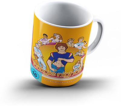 

Ucard Boogie Nights34 Bone China, Ceramic, Porcelain Mug(325 ml), Multicolor