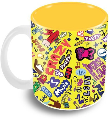 

The Crazy Me TCM_CM13 Ceramic Mug(325 ml), Multicolor