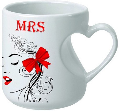 

Online World Love Handle Coffee - 04 Ceramic Mug(255 ml)
