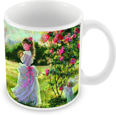 

Sleep Nature's SN-MG-1630 Ceramic Mug(350 ml), Multicolor