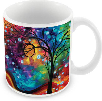 

Sleep Nature's SN-MG-2802 Ceramic Mug(350 ml), Multicolor