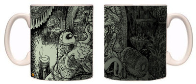 

Posterboy The Alien Kamasutra Ceramic Mug(350 ml), Multicolor