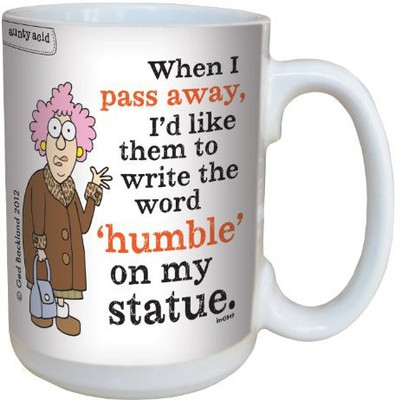 

Tree-Free Greetings Greetings lm43849 Hilarious Aunty Acid Humble by The Backland Studio Ceramic, 15-Ounce Ceramic Mug(60 ml), Multicolor