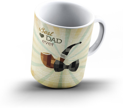 

Ucard Fathers Day504 Bone China, Ceramic, Porcelain Mug(325 ml), Multicolor