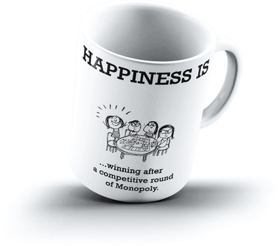 Ucard Happiness Is1912 Bone China, Ceramic, Porcelain Mug(325 ml)