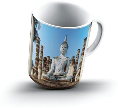 

Ucard Meditation Is Key Wat Mahathat Sukhothai Thailand2477 Bone China, Ceramic, Porcelain Mug(325 ml)