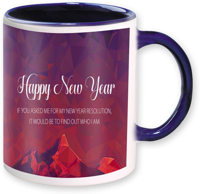 

Heyworlds new year gifts 04 Ceramic Mug(325 ml), Blue