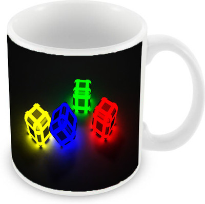 

Sleep Nature's SN-MG-1037 Ceramic Mug(350 ml), Multicolor