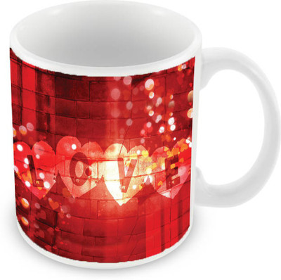 

Sleep Nature's SN-MG-2588 Ceramic Mug(350 ml), Red