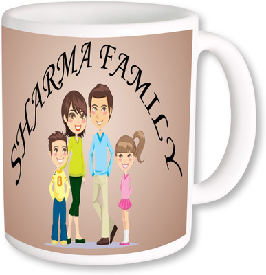 

PhotogiftsIndia Sharma Family 004 Ceramic Mug(325 ml), Multicolor