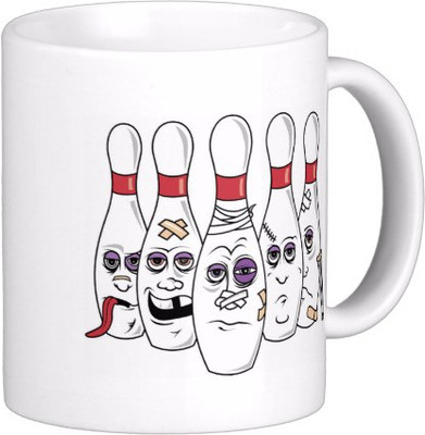 

Exoctic Silver Pool Player CX001 Ceramic Mug(300 ml), Multicolor
