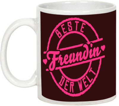 

AllUPrints Friendship Day Gifts - Best Friends In The World Ceramic Mug(325 ml), White