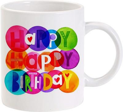 40% OFF on Lolprint Happy Happy Birthday Ceramic Coffee Mug(325 ml) 40% OFF on Lolprint Happy Happy Birthday Ceramic Coffee Mug(325 ml)