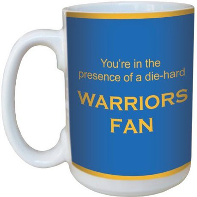 

Tree-Free Greetings Greetings lm44148 Warriors Basketball Fan Ceramic with Full-Sized Handle, 15-Ounce Ceramic Mug(60 ml), Multicolor