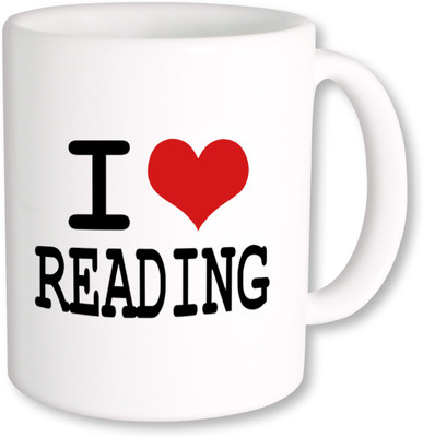 

PhotogiftsIndia I Love Reading Ceramic Mug(325 ml)