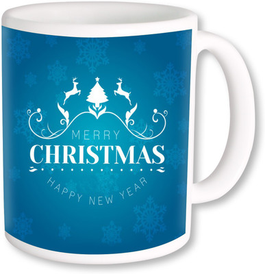 

PhotogiftsIndia Merry Christmas In Sky Ceramic Mug(325 ml), Multicolor