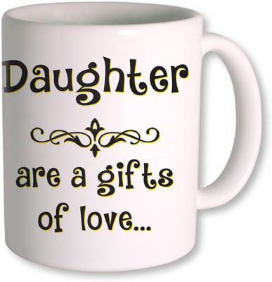 

PhotogiftsIndia Gifts For Daughter Coffee Ceramic Mug(350 ml), White