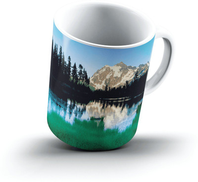 

Ucard Peak Of Summer Mount Shuksan North Cascades National Park Washington2580 Bone China, Ceramic, Porcelain Mug(325 ml), Multicolor