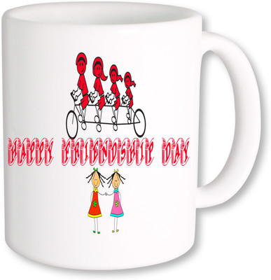 

PhotogiftsIndia Happy Friendship Day 068 Ceramic Mug(350 ml), Multicolor