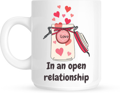 

HuppmeGift Relationship White Ceramic Mug(350 ml)