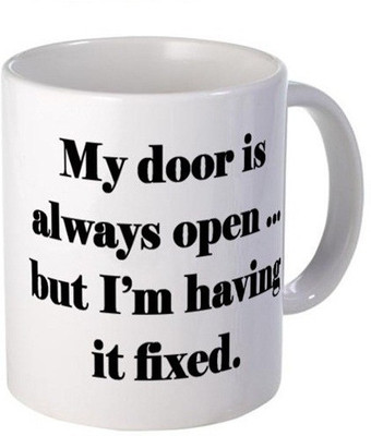 

Exoctic Silver Quoteds ooooo140 Ceramic Mug(300 ml), Multicolor