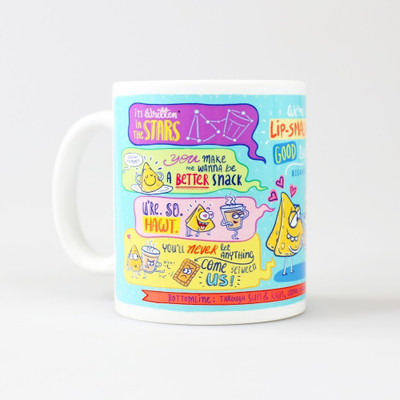 

Chumbak Chai Samosa Ceramic Mug, Multicolor