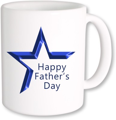 

PhotogiftsIndai Happy Father's Day 136 Ceramic Mug(325 ml), Multicolor