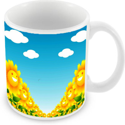 

Sleep Nature's SN-MG-945 Ceramic Mug(350 ml), Multicolor