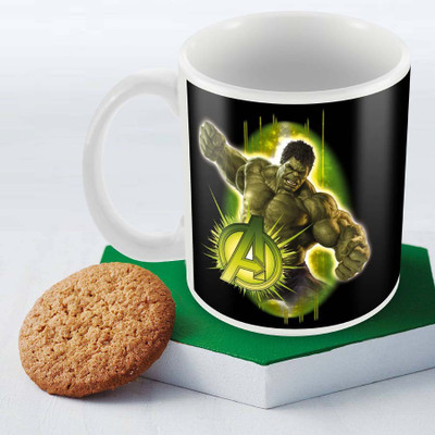 

Posterboy Avenger - The Hulk Officially Licensed (Pack Of 1) Ceramic Mug(350 ml), Multicolor