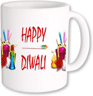 

PhotogiftsIndia Happy Diwali And Deepawali 055 Ceramic Mug(325 ml), Multicolor