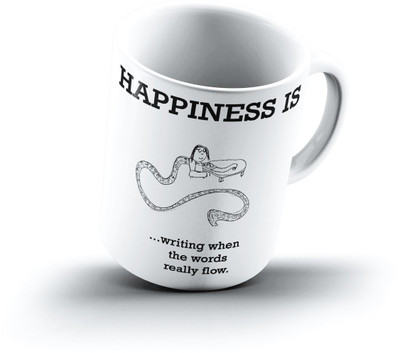 

Ucard Happiness Is1714 Bone China, Ceramic, Porcelain Mug(325 ml)