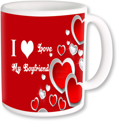 PhotogiftsIndia I Love My Boyfriend 06 Ceramic Mug(325 ml)